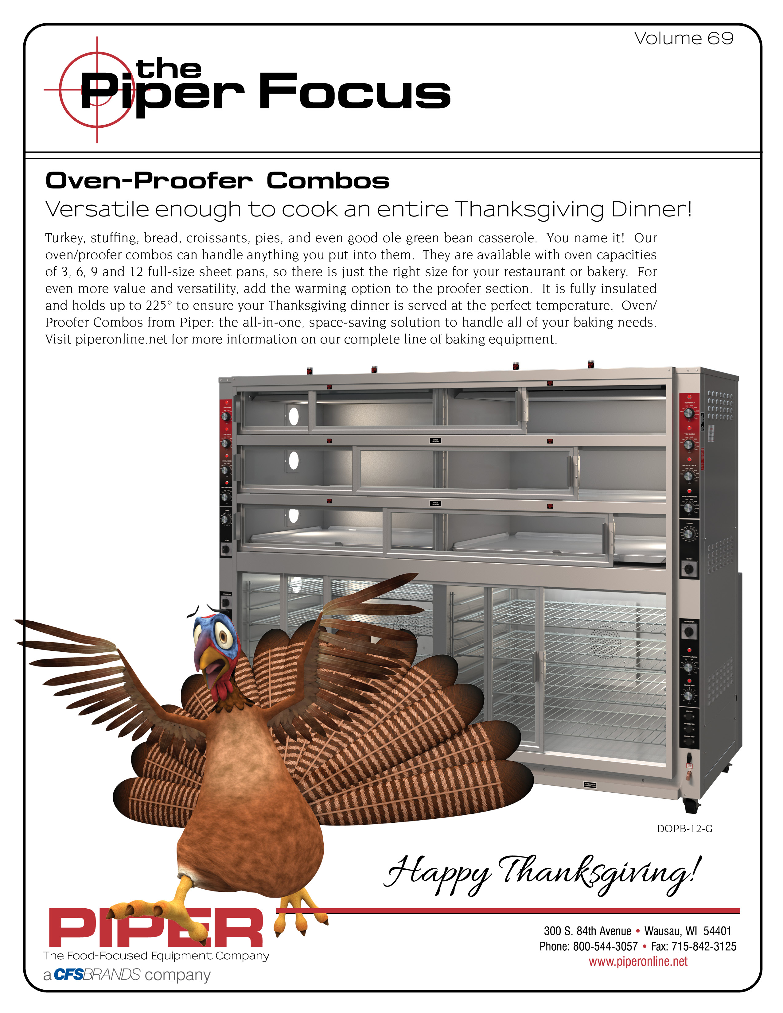 Piper Focus Oven-Proofer Combo